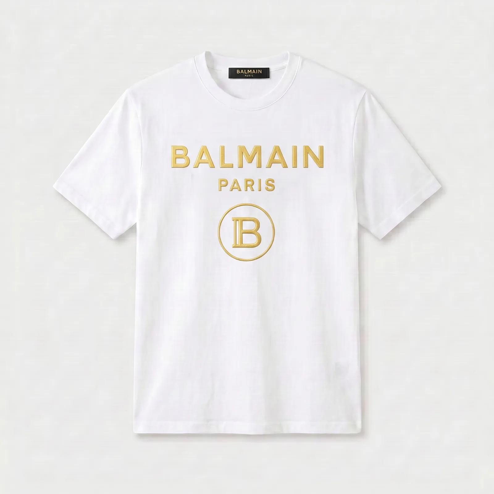 Camiseta P0002 Balmain básica para hombre. imagen 3