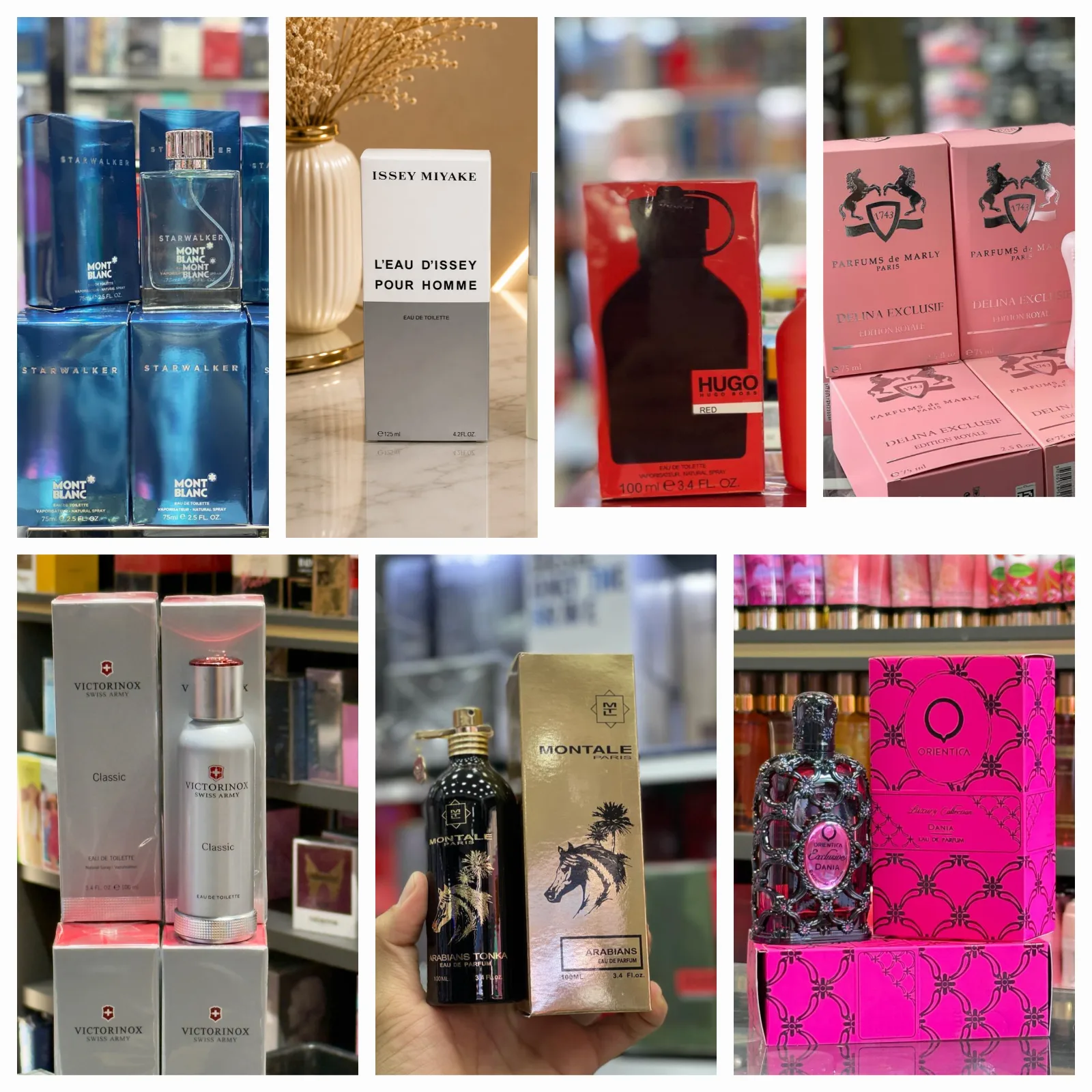 Perfumería P0157 Pack x 7 perfumes.