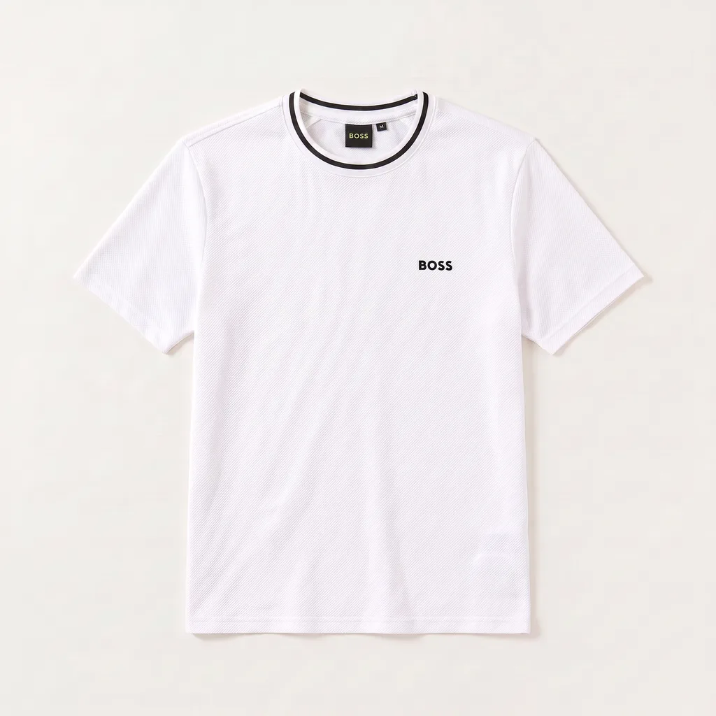 Camiseta P0026 Boss básica para hombre. imagen 5