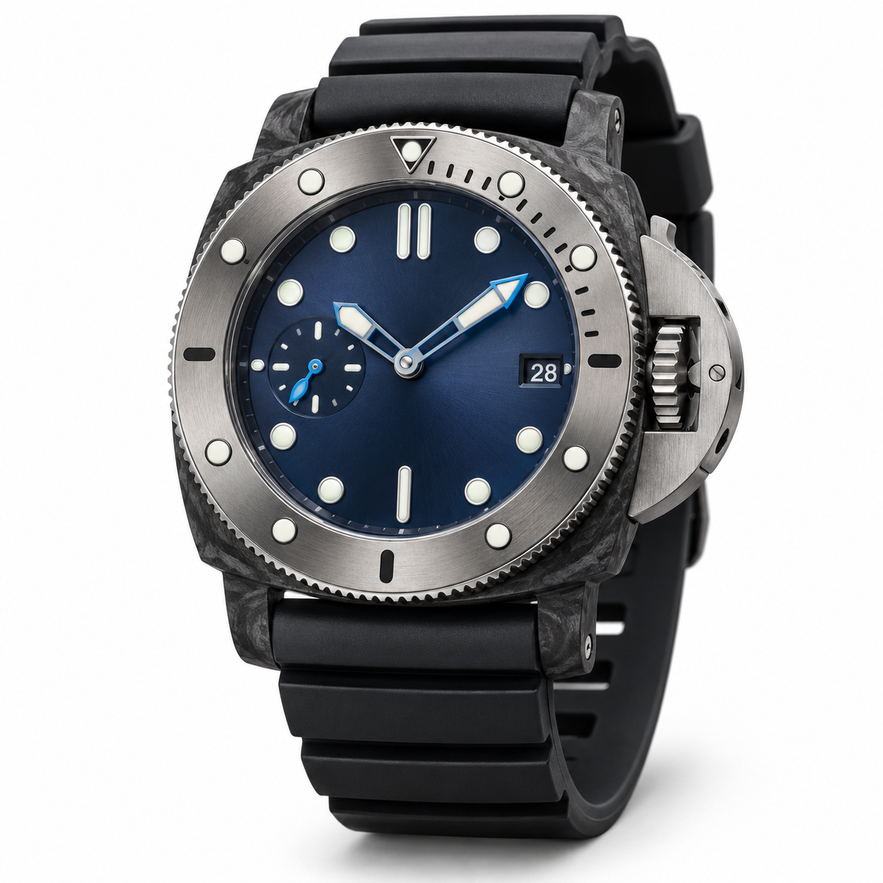 Submersible XL 48MM - Goma Negro / Acero Carbotech CL