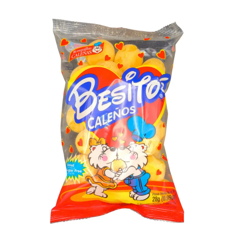 Besitos Caleños (28g) - El snack crujiente y tradicional del Valle imagen 1