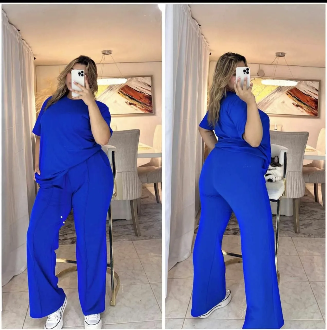 😍🔥 CONJUNTOS PALAZO DAMA PLUS XL-XXL🌷 imagen 3