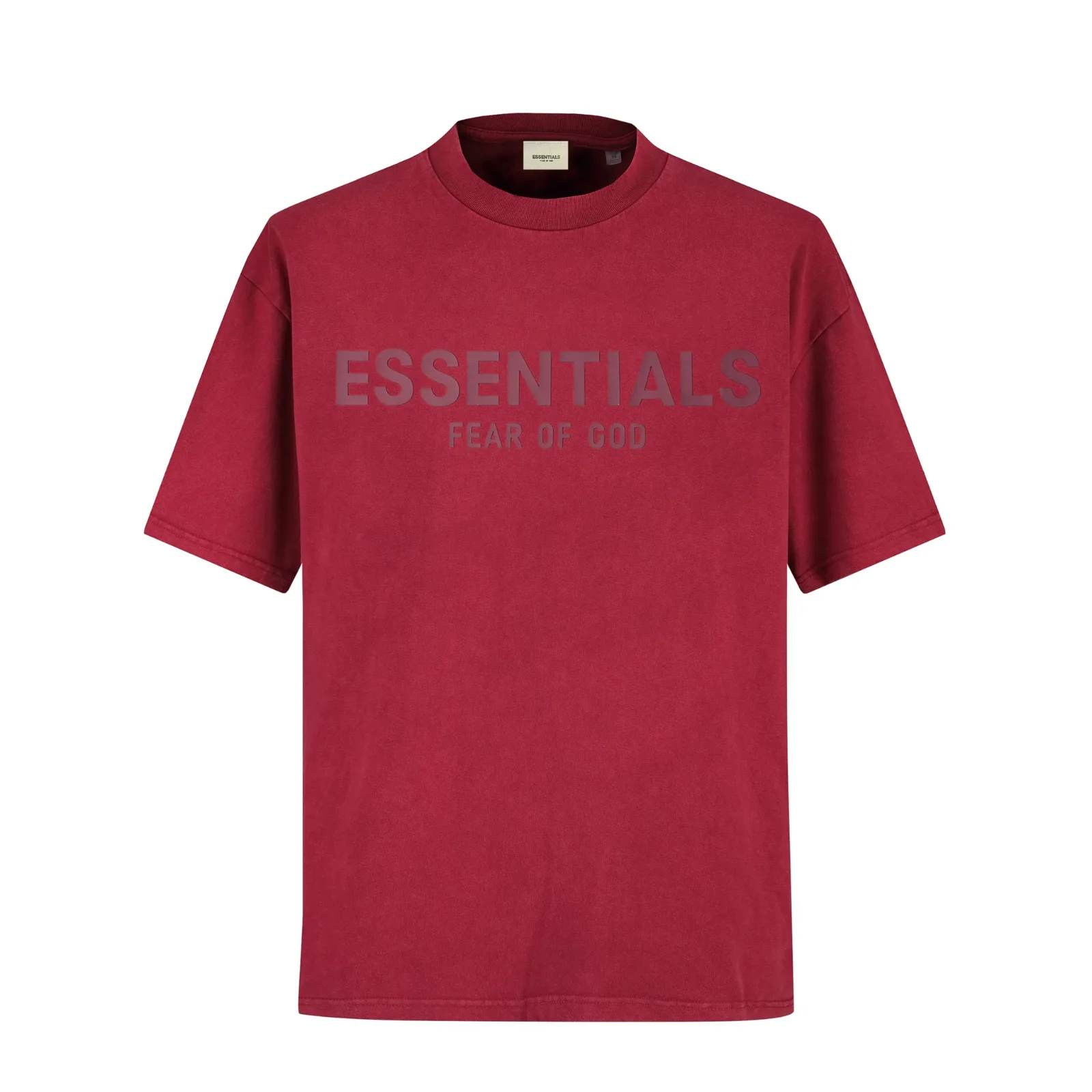 Camiseta P0097 Essentials oversize para hombre. imagen 3