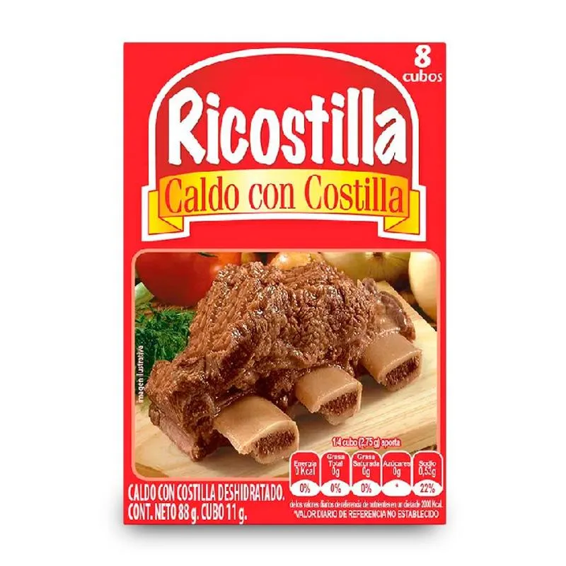CALDO RICOSTILLA 8unidades Precio regular €2,95