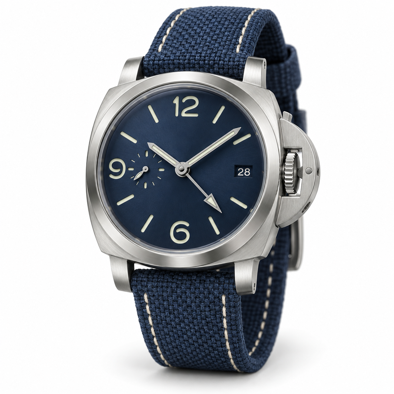 Luminor GMT - Cuero Azul / Plateado Azul imagen 1