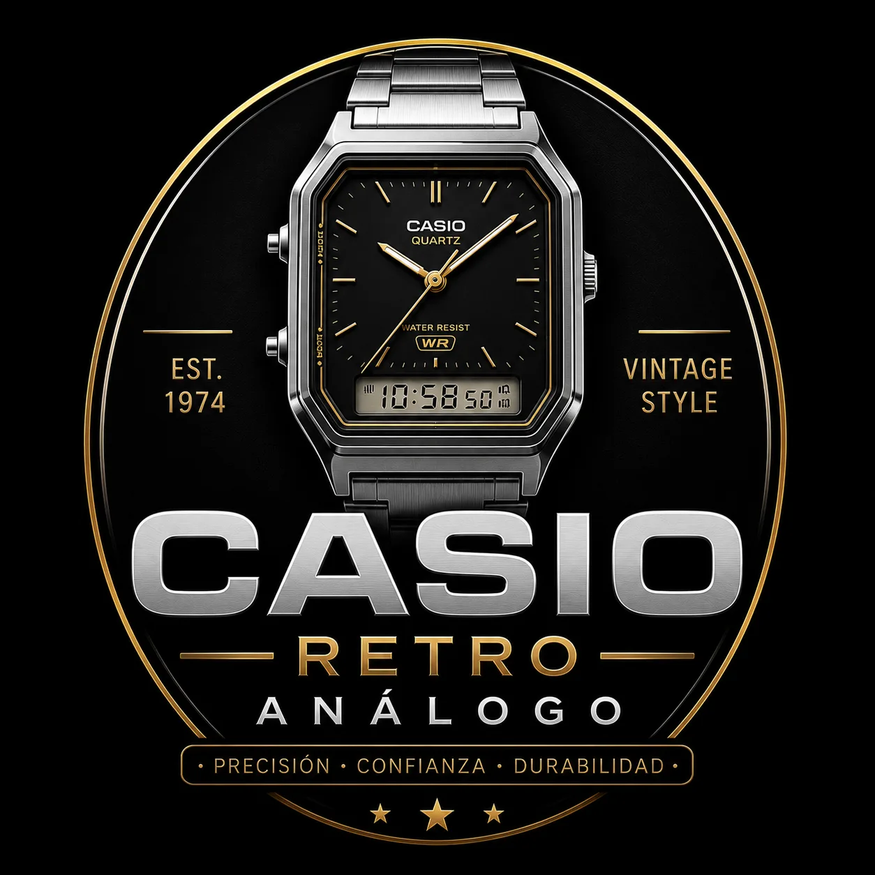*🥸🙂‍↕️CASIO RETRO ANALOGO🙂‍↕️🥸*