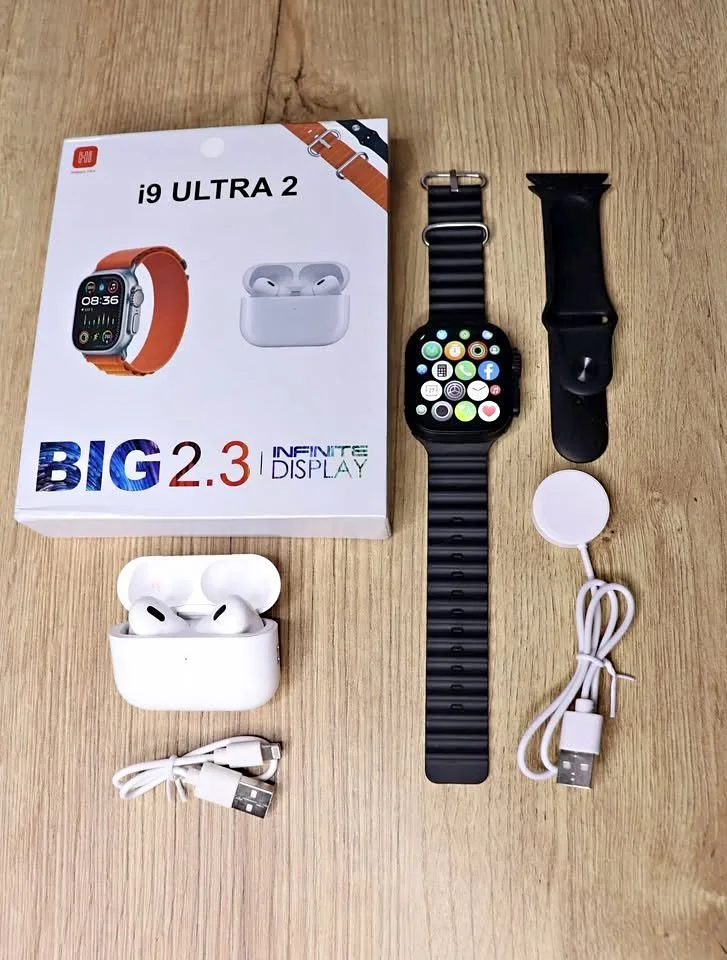 Combo I9 Ultra 2 Big 2.3" + AirPods imagen 3
