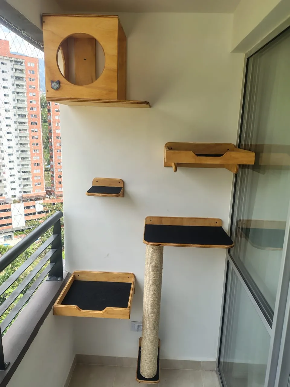 Gimnasio de Pared para Gatos Set Descaso imagen 2