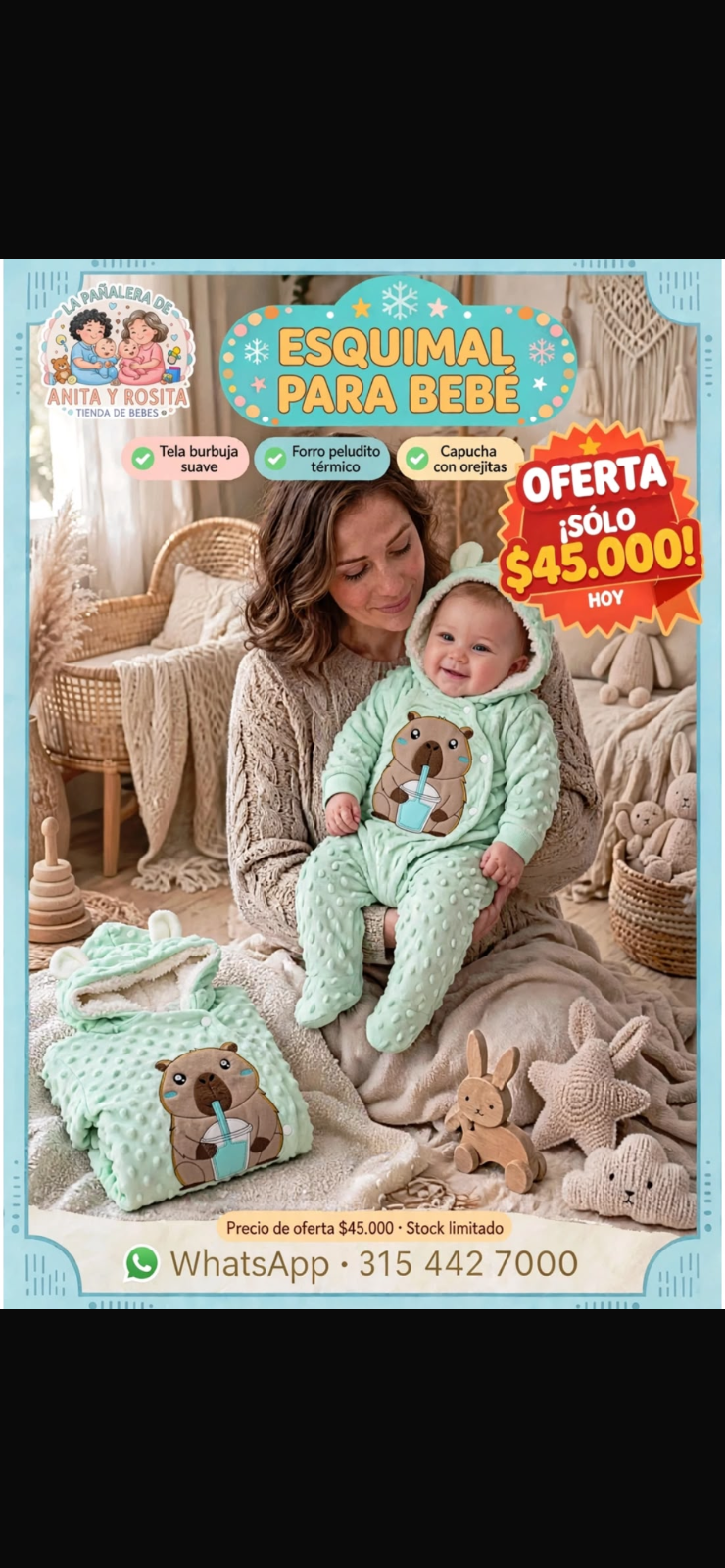 Esquimal para bebe imagen 1