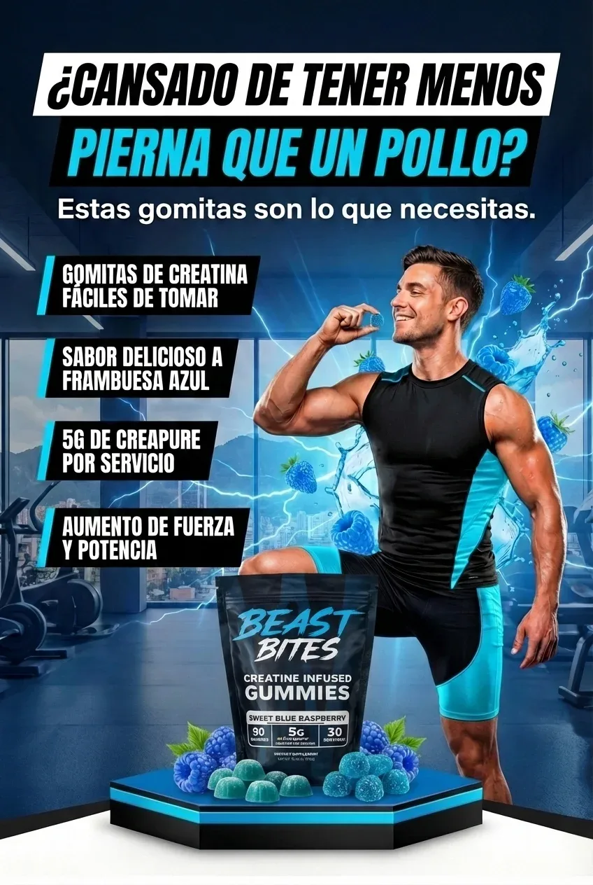 CREATINA EN GOMITAS imagen 2