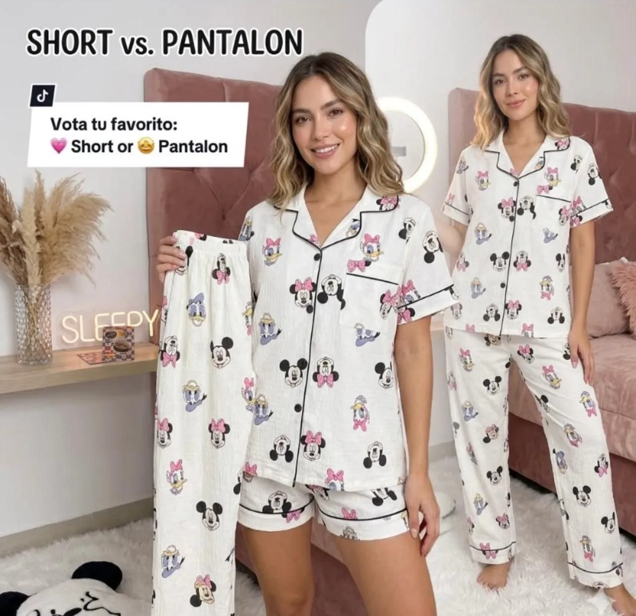 🌹🌸✨ ¡HERMOSAS PIJAMAS DE 3 PIEZAS! ✨🌸🌹