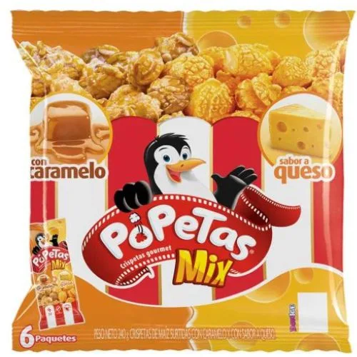 Popetas - Caramel and Cheese popcorn - De caramelo y Queso x 6 un  -  Precio regular €15,95 imagen 1