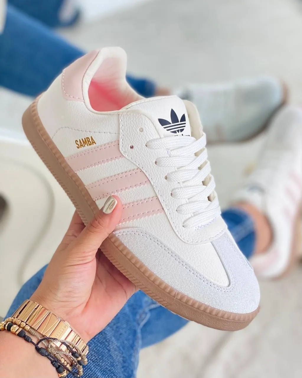 Tenis Adidas Samba Rosa Dama imagen 2