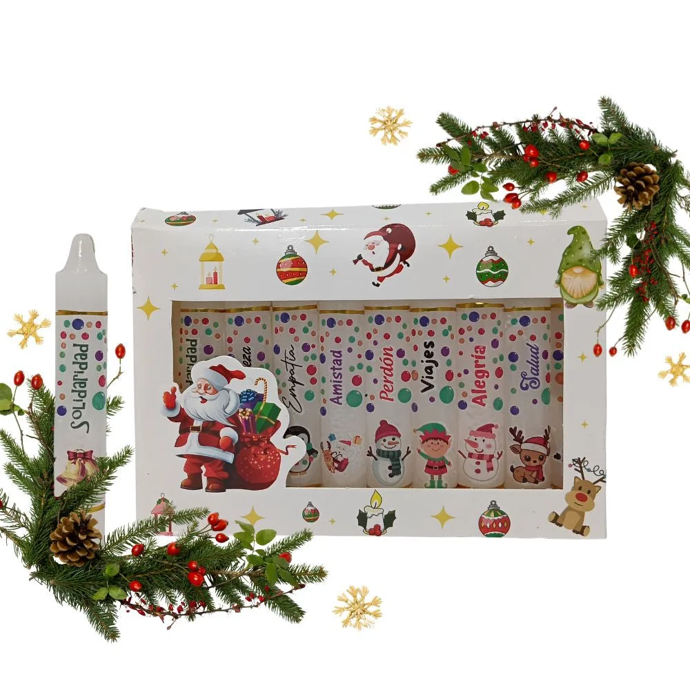Velas Navideñas con Deseos x10 unid Precio regular €7,95