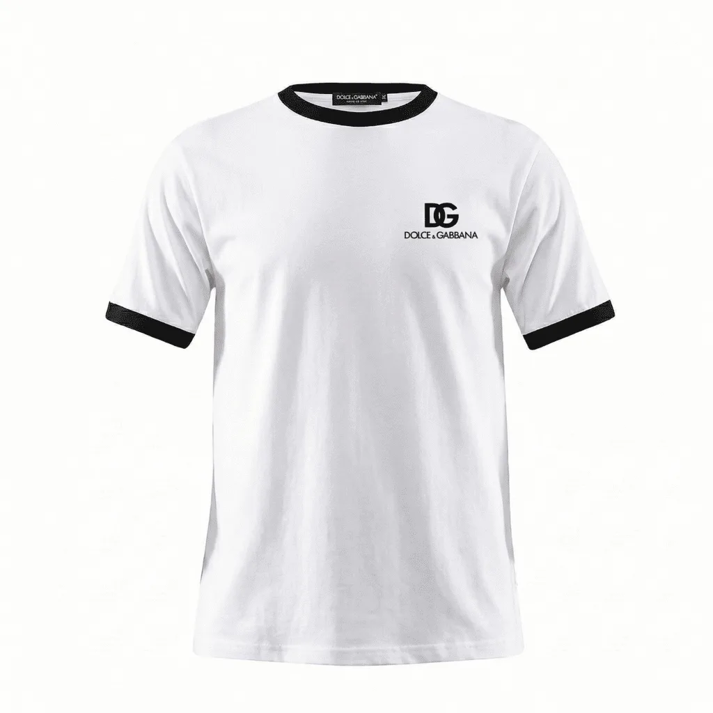 Camiseta P0014 D&G básica para hombre. imagen 3