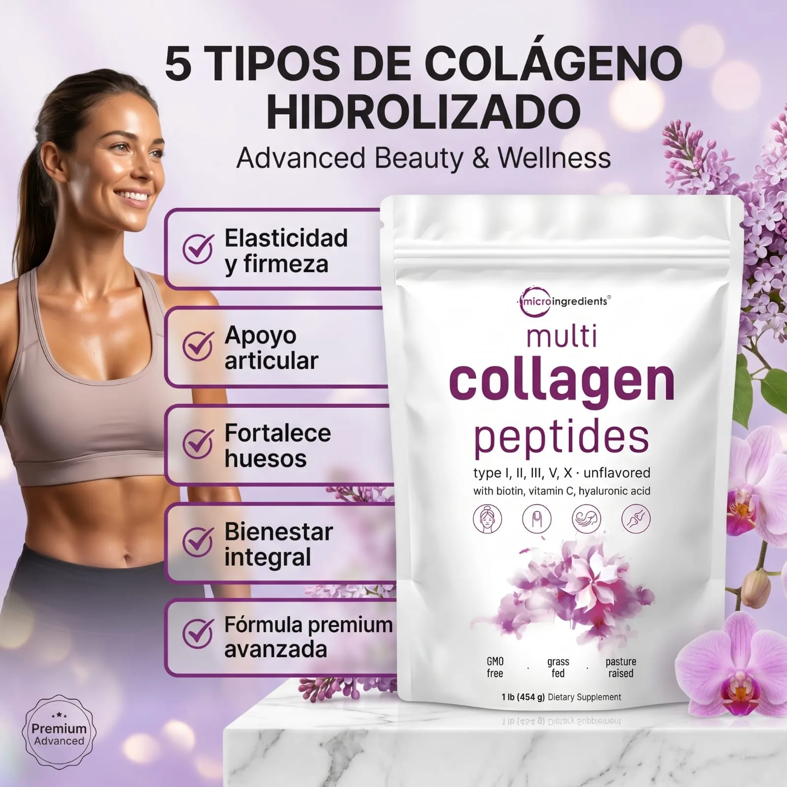 COLAGENO HIDROLIZADO (MULTI COLAGEN PEPTIDES) imagen 3