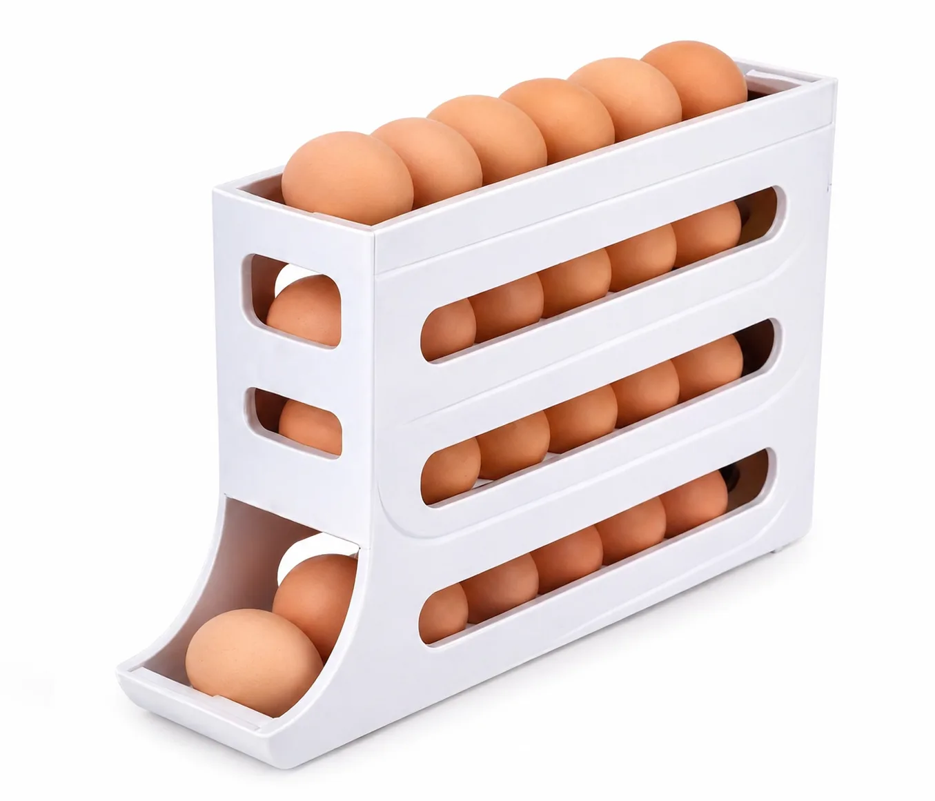 Dispensador de Huevos Rodantes de 4 niveles