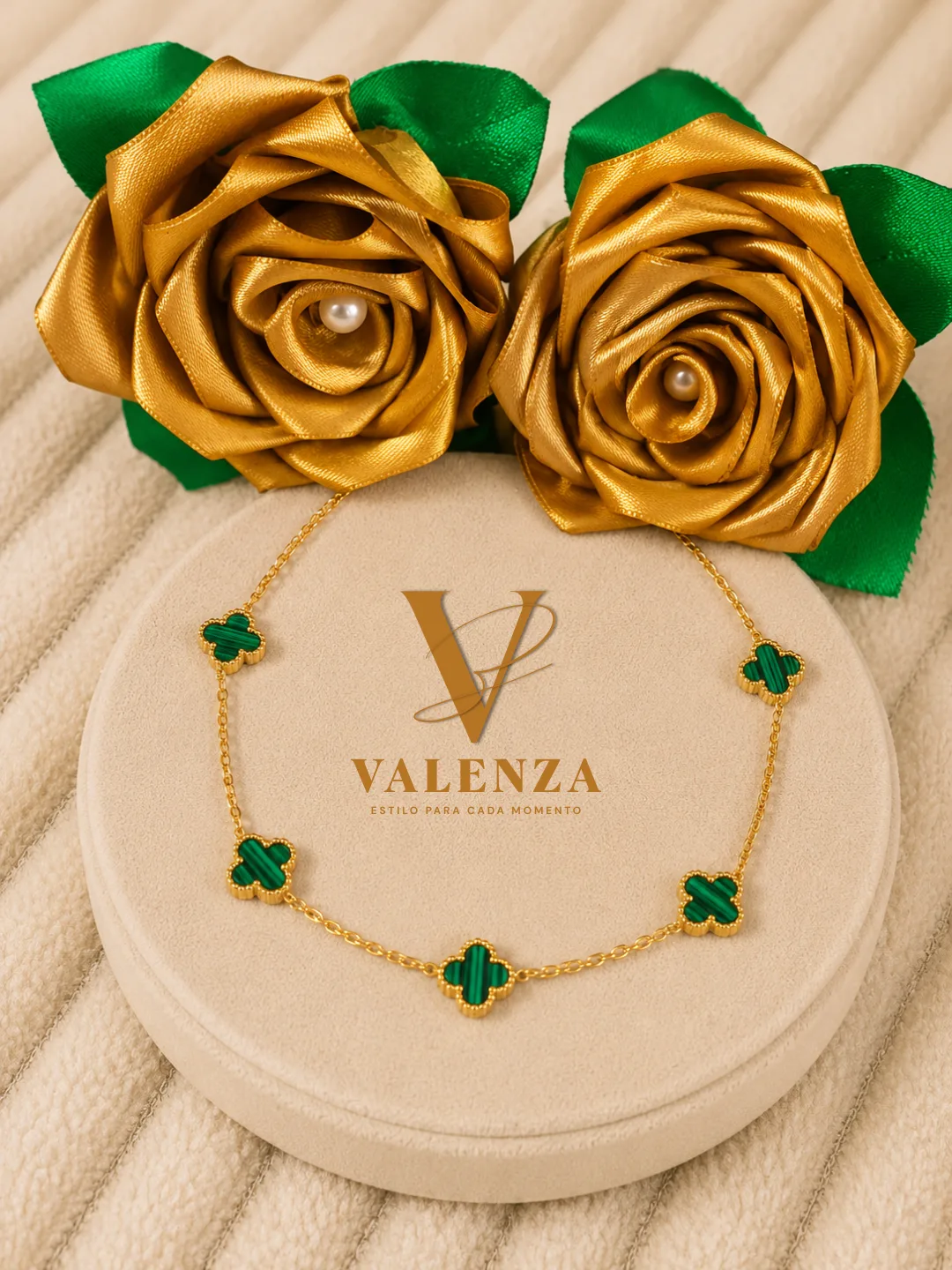 Cadena Trebol Verde imagen 1