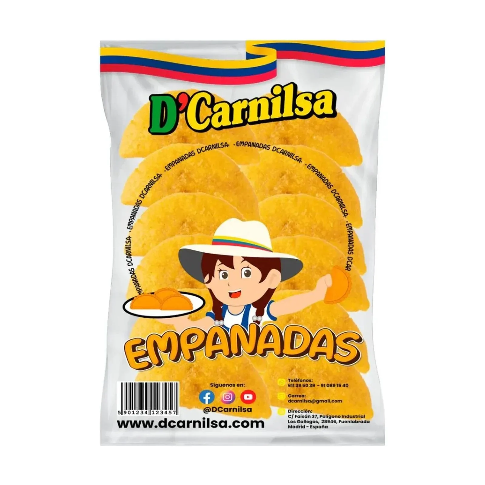 Empanada de carne x 10 und 800 g imagen 1
