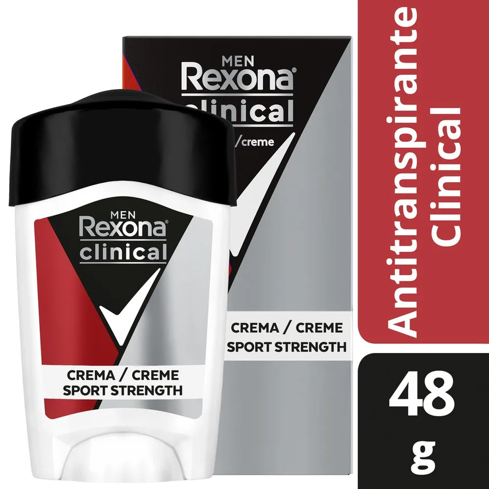 REXONA Desodorante Clinical Sport Stregth Crema x 48 gr Precio regular €19,95