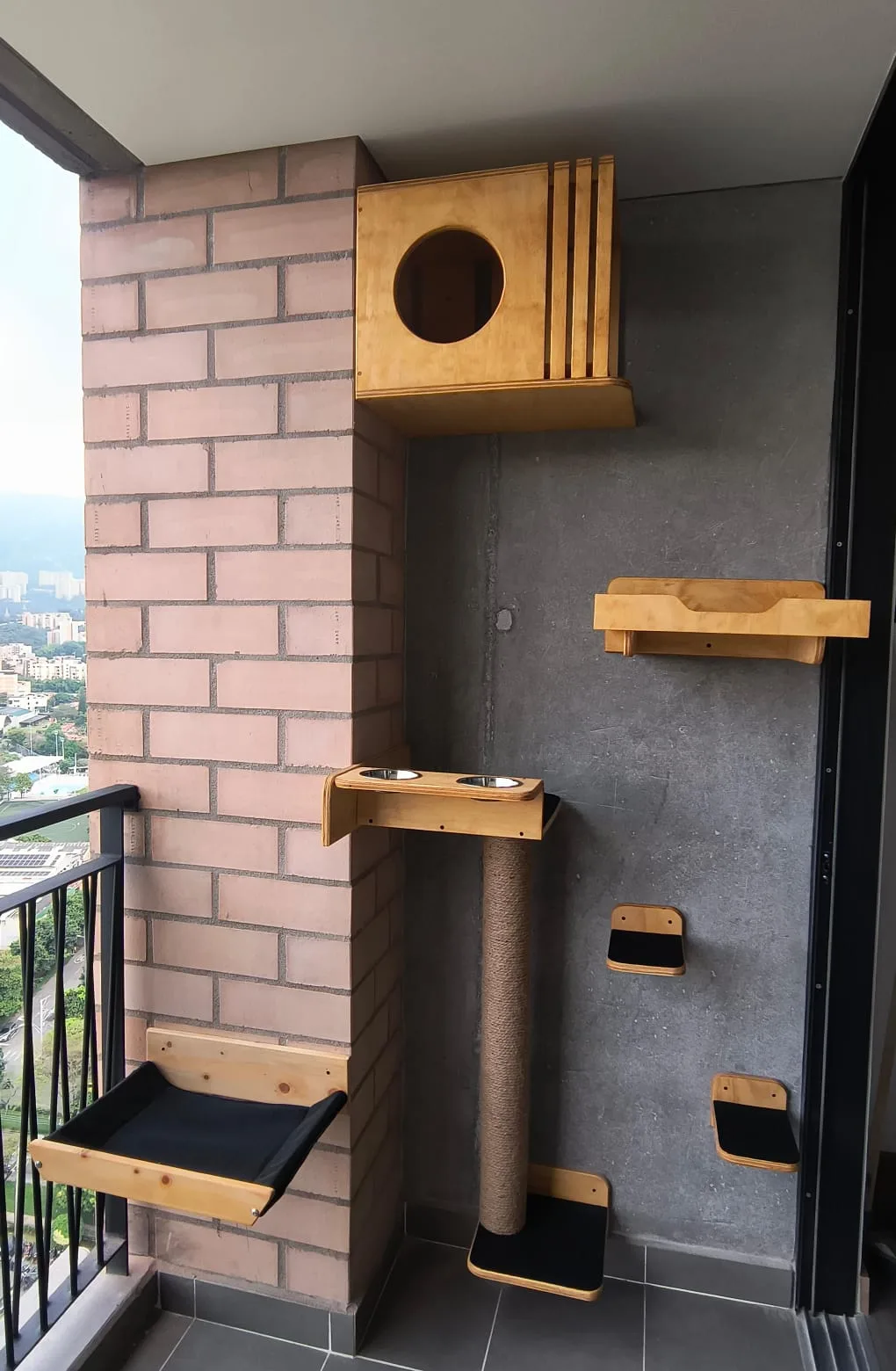Gimnasio de Pared para Gatos Set Confort plus imagen 5