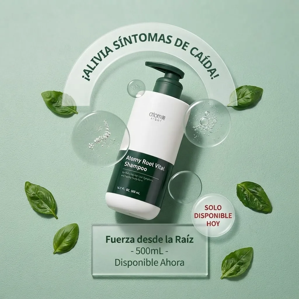 💆‍♂️ Shampoo Anticaída Atomy Root Vital 500ml imagen 1