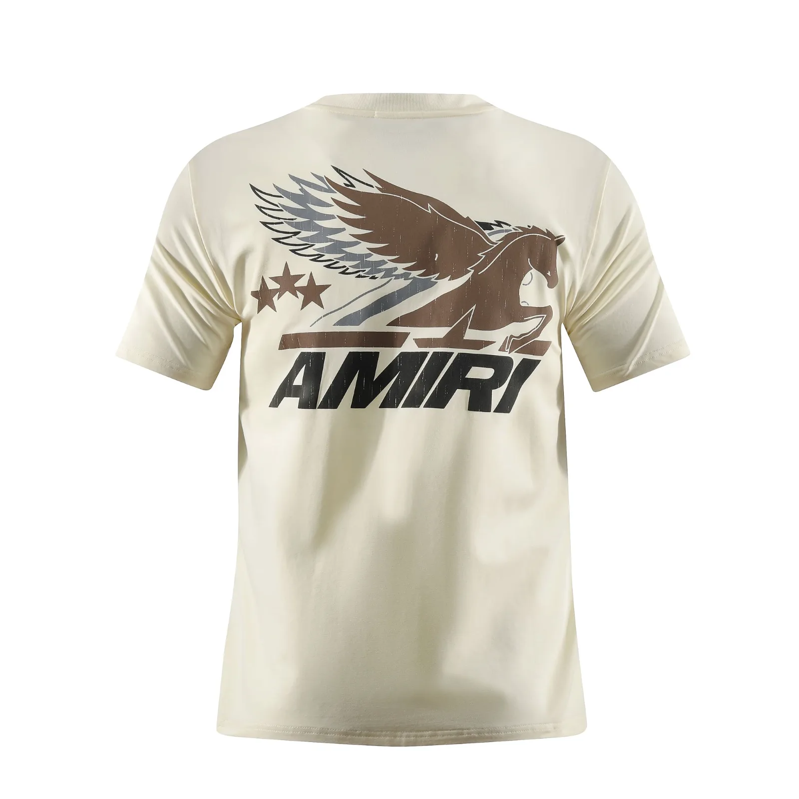 Camiseta P0189 Amiri estampada para hombre. imagen 2