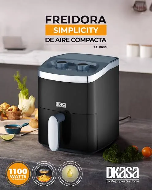 freidora de aire 2.5 l dkasa imagen 1