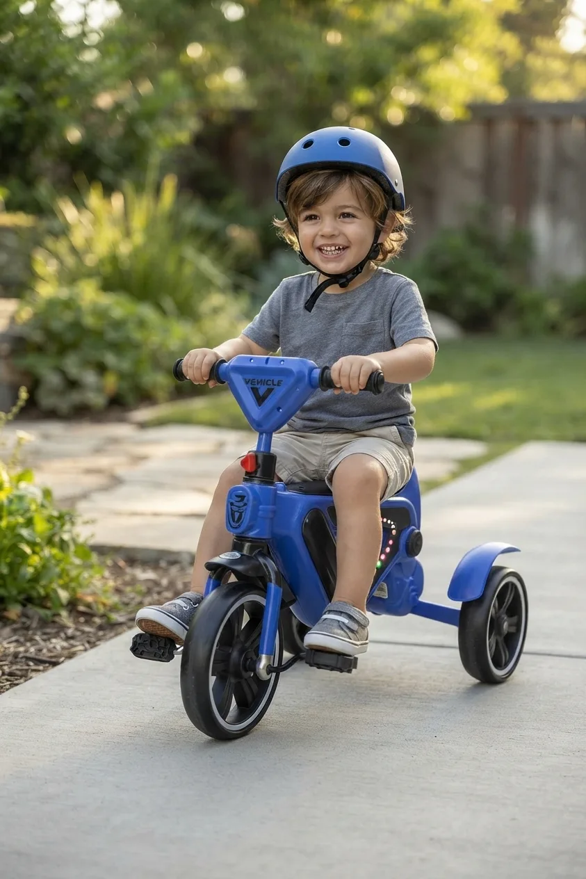 Triciclo Infantil Con Luces Led imagen 7