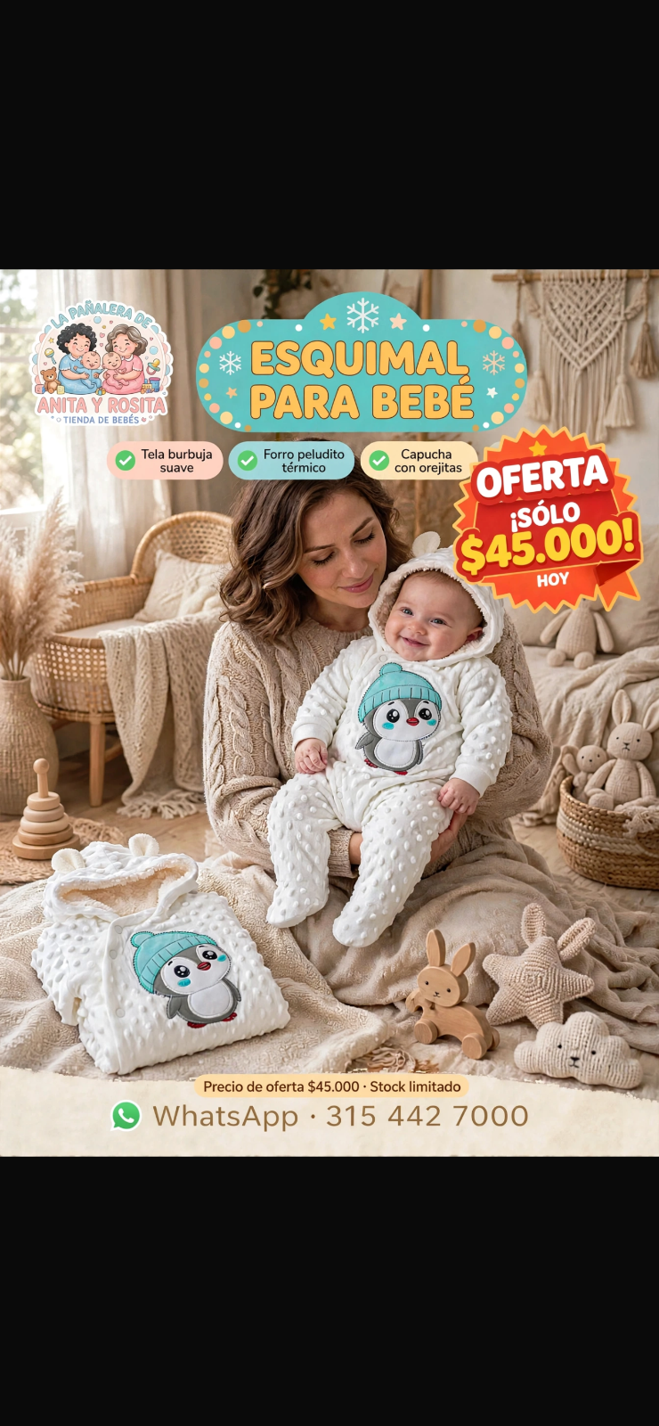 Esquimal para bebe imagen 1