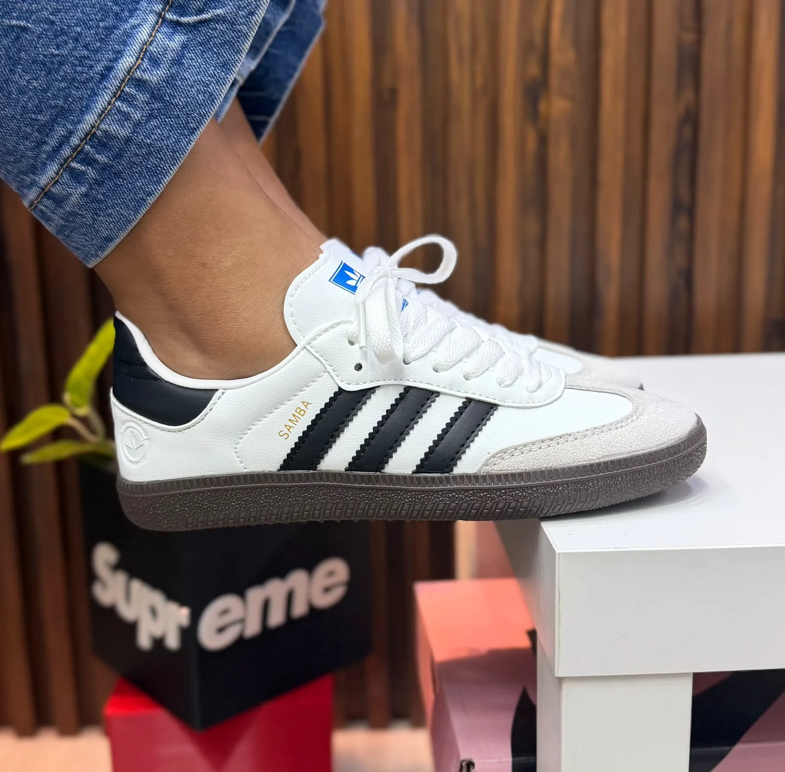 Tenis P0079 Adidas Samba para mujer. imagen 1