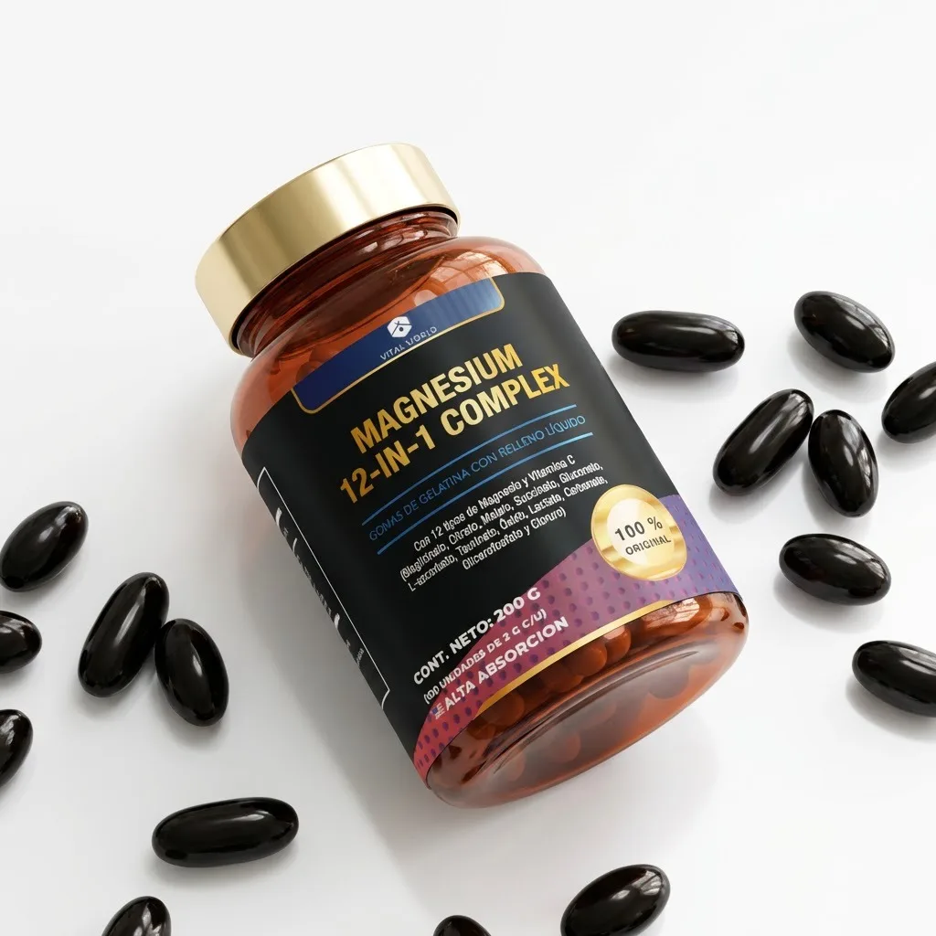 COMBO VITAL WORLD MAGNESIUM 12-IN-1 COMPLEX + COLLAGEN WITH-PEPTIDES PROTEIN imagen 2