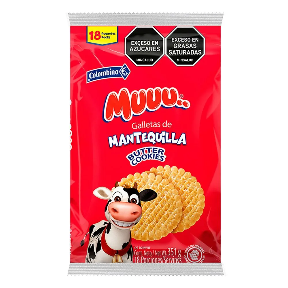 Galletas de mantequilla Muuu x18 paquetes x 351g Precio regular €7,95 imagen 1