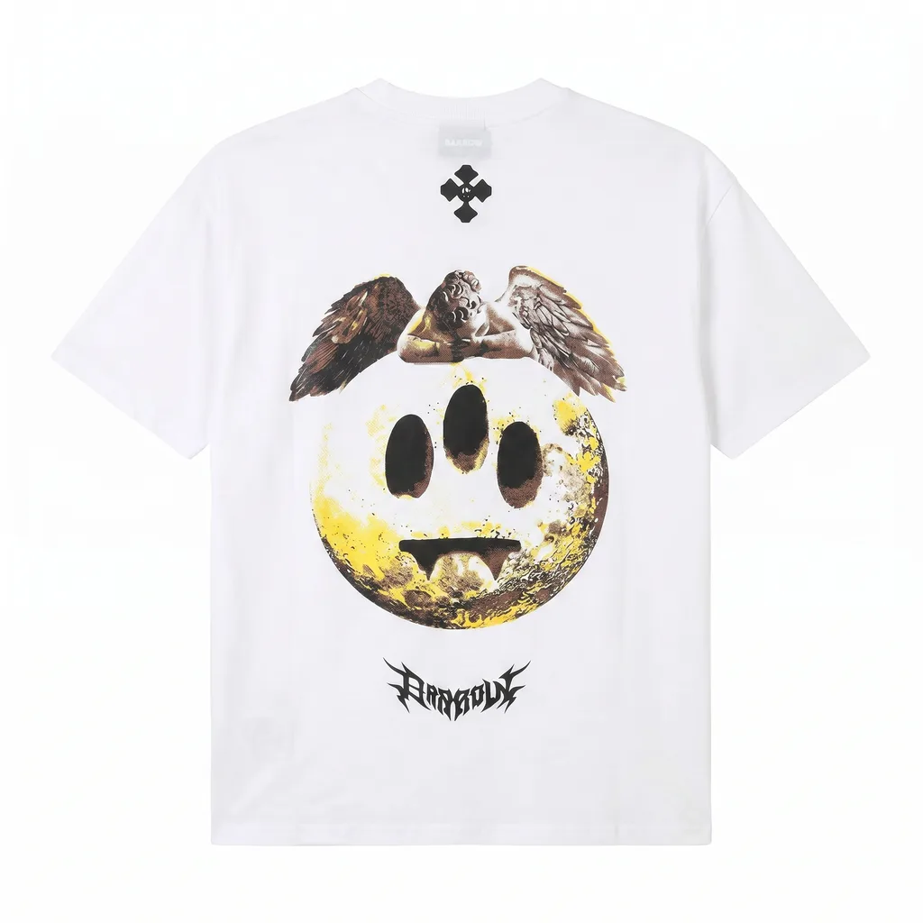 Camiseta P0126 Barrow oversize para hombre. imagen 2