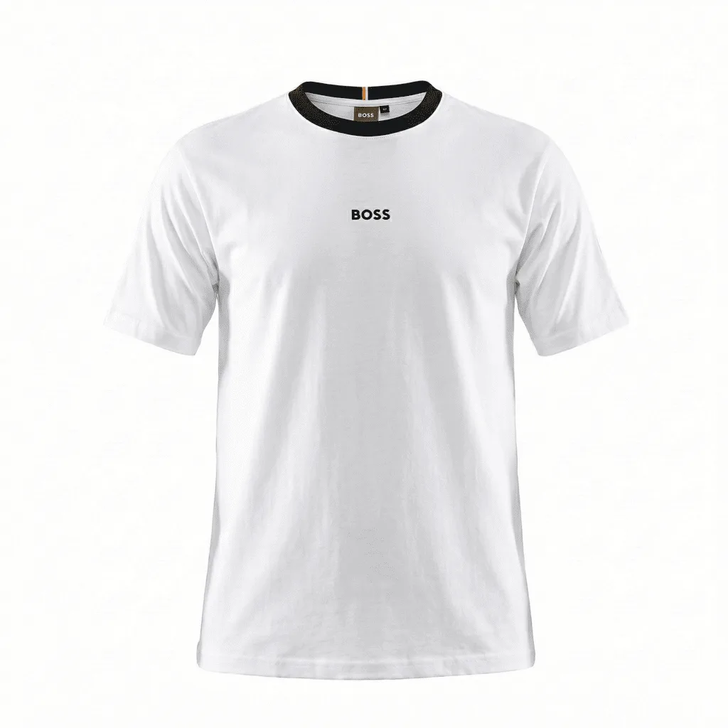 Camiseta P0025 Boss básica para hombre. imagen 3