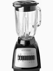 licuadora black decker vaso de vidrio