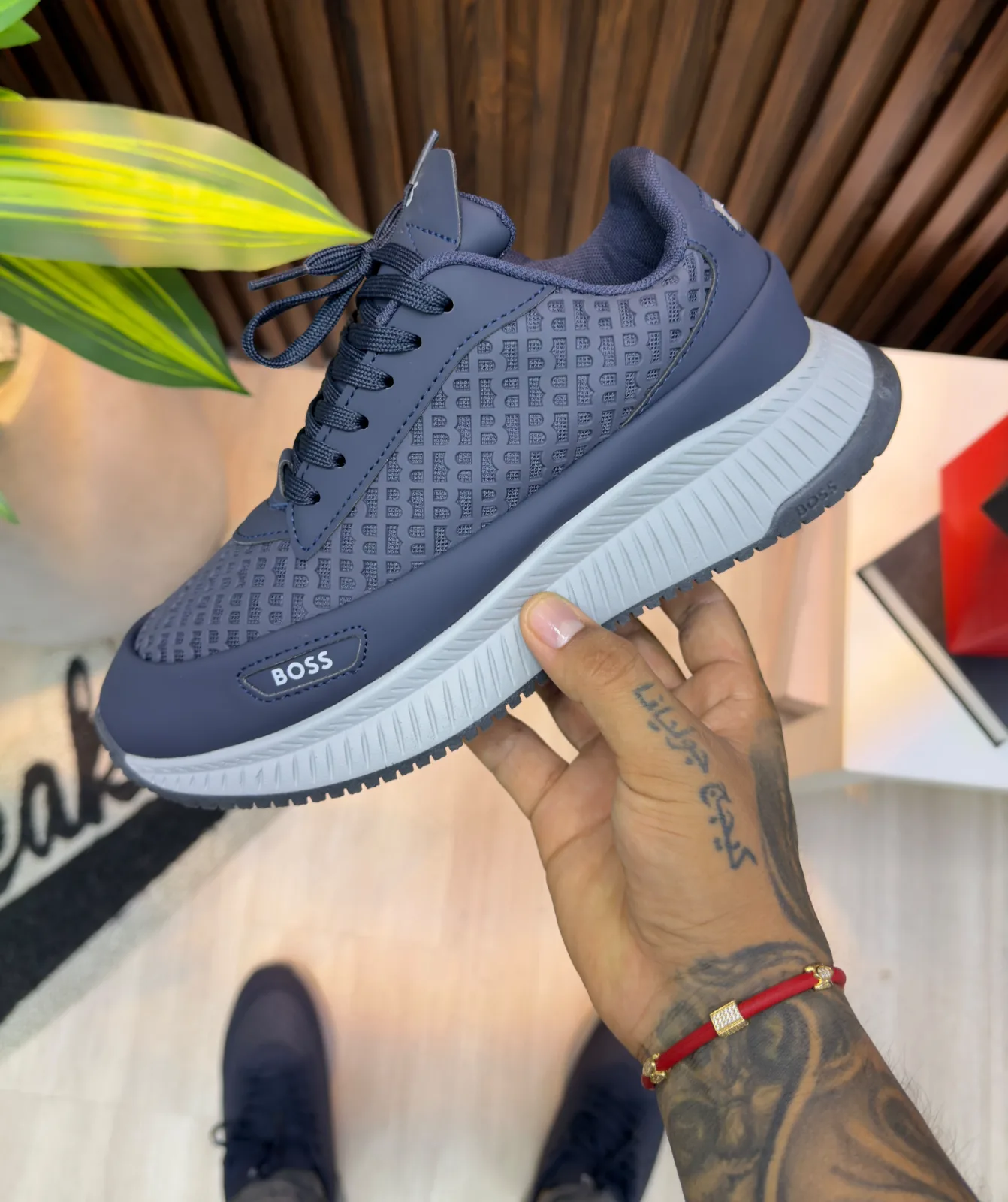 Tenis P0084 Hugo Boss EVO para hombre.
