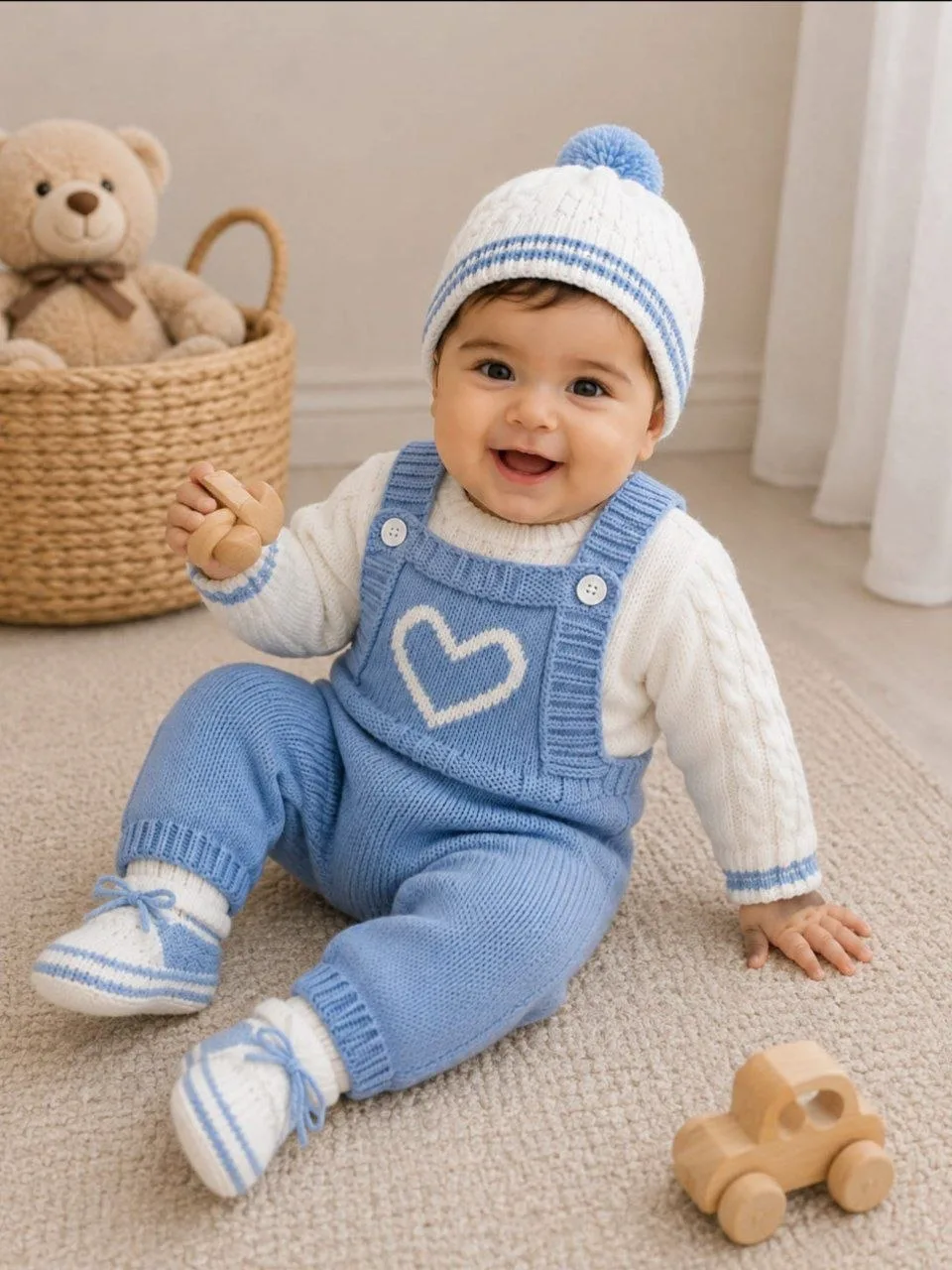 HERMOSOS CONJUNTOS EN HILO 🧵🐣 PARA BEBÉ imagen 7