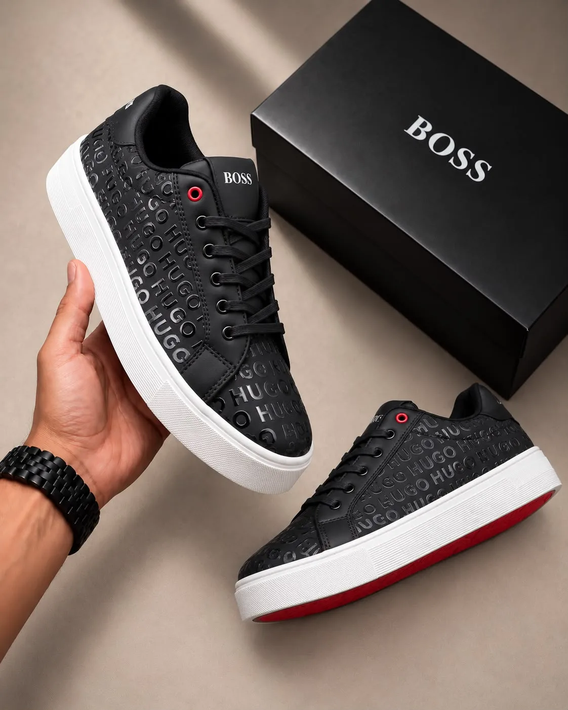 Tenis P0073 Hugo Boss para hombre imagen 1