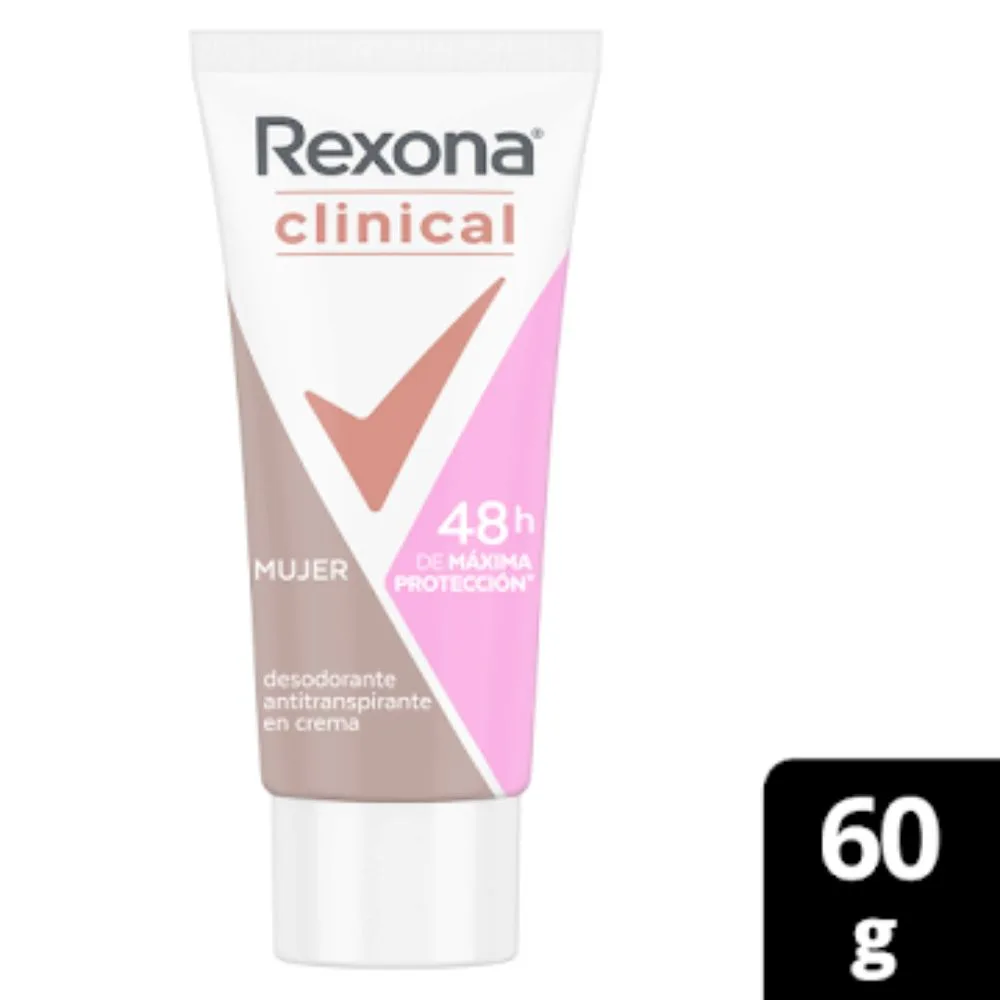Rexona desodorante clinical mujer 48h crema x 60g Precio regular €6,95