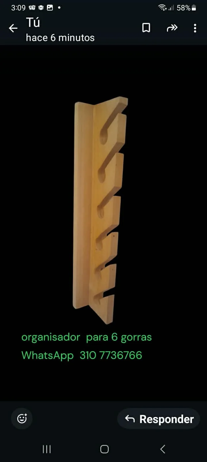 oeganisador para gorras imagen 1